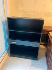 Black Shelf with drawers