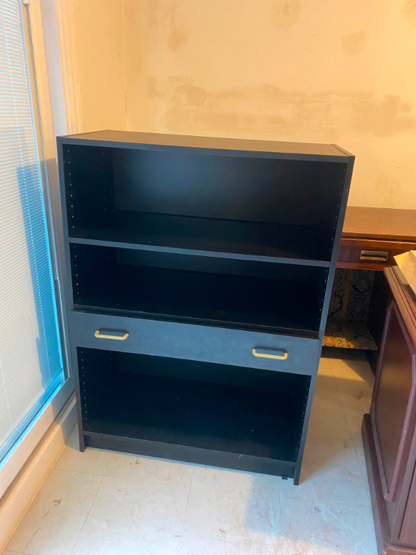 Black Shelf with drawers in Bookcases & Shelving Units in Mississauga / Peel Region