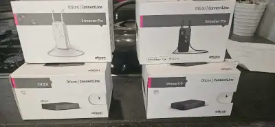 OTICON  connect line streamer pro ,phone 2.0 and TV 2.0 ( x2), View more