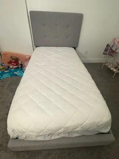 Twin Size Bed & Mattress(with cover) for Sale, View more