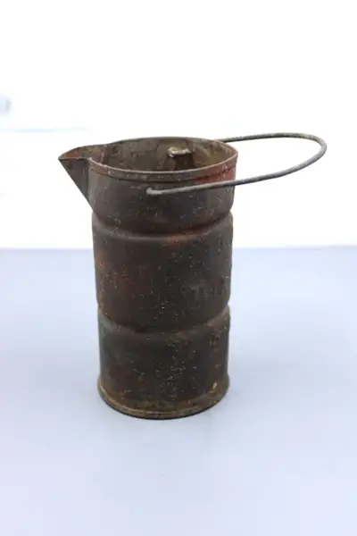 Old Small Tin Oil Measure - Mixtrol, View more