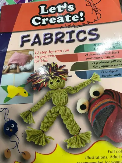 Create fabrics activity Paper folding activity Both for $5 Unused books