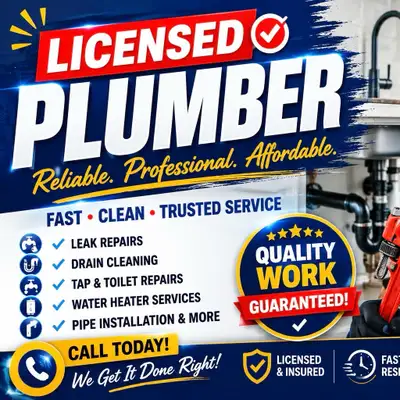 Licensed Plumber – Fast, Affordable Service, View more