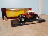 1932 Ford roadster street rod, 1/18 diecast 9.5" long