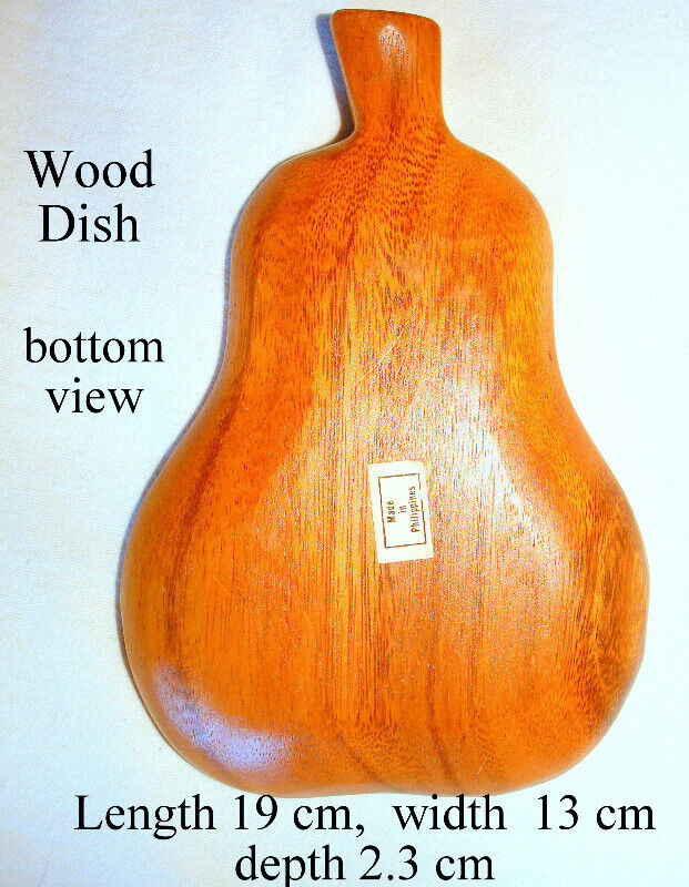 Monkey Pod wood pear shaped small tray, Philippines in Kitchen & Dining Wares in City of Toronto - Image 2