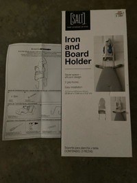 Iron and board holder