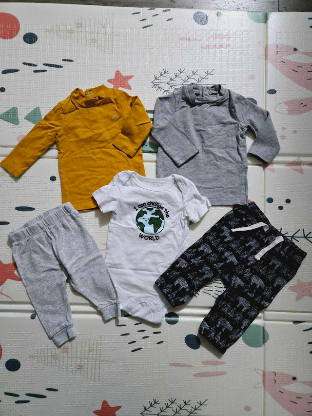 Lot (0-3), (3-6),(6-12) and 3T baby boy clothes in Multi-item in Gatineau - Image 2