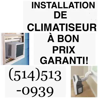 ❄️installation climatiseur de fenêtre ❄️installation air climatiser ❄️installation climatiseur porta...