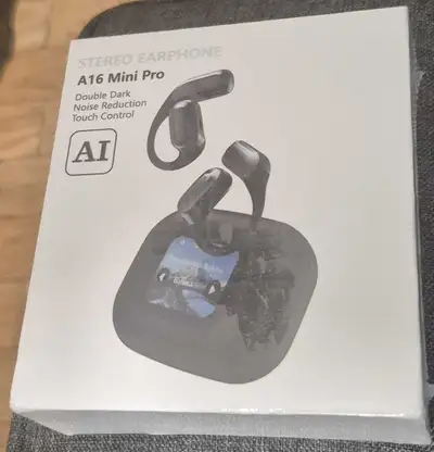 A16 MINI PRO STEREO EARPHONE, NOISE REDUCTION AI, View more