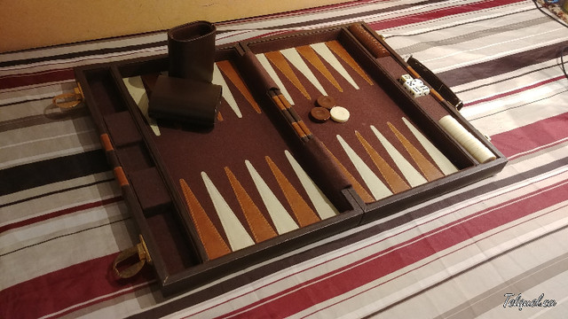 Jacquet/Backgammon Vintage – 14.75″ dans Jouets et jeux  à Longueuil/Rive Sud