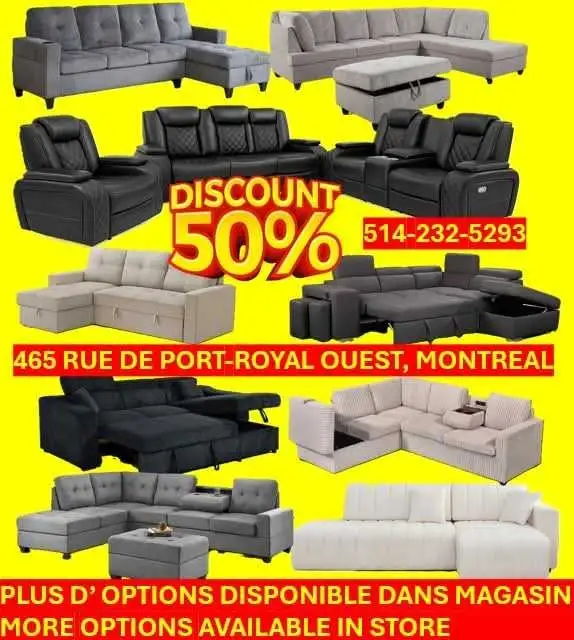 SOFA LIQUIDATION in Multi-item in City of Montréal - Image 3