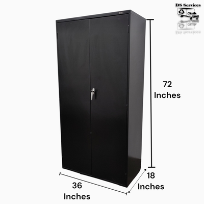 Global 2 Door Cupboard Cabinet 5 Shelf Wardrobe Storage K8598, View more