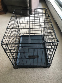 Dog crate with divider-24”