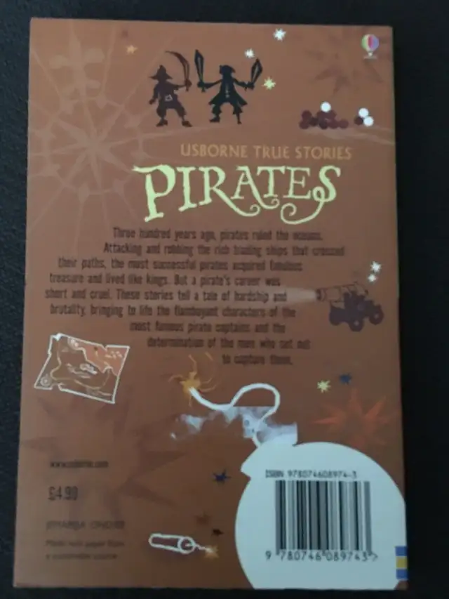 Usborne True Stories: Pirates62864744258561121