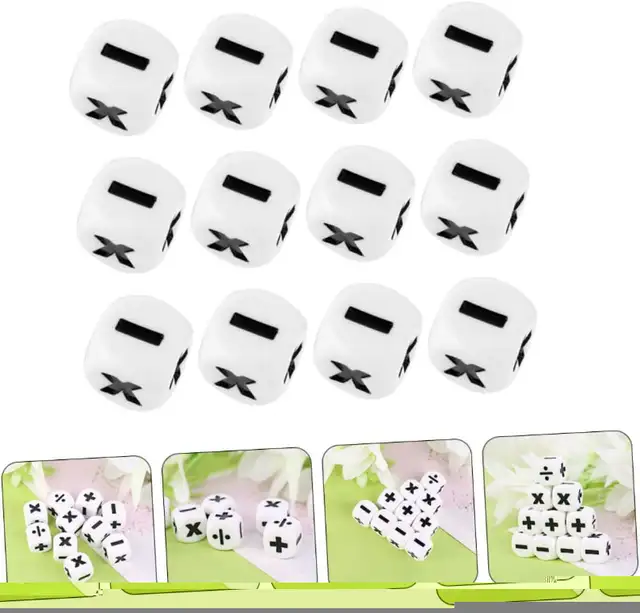 12pcs Learning Aid Classroom Accessories Strategy Dice Game Dice in Toys & Games in City of Toronto - Image 4