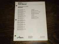 Ariens 927000 Series 6, 8, 10 HP Riding Mowers Parts Manual