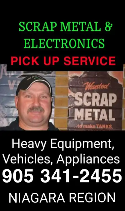 Will pick up anywhere in the Niagara Region
