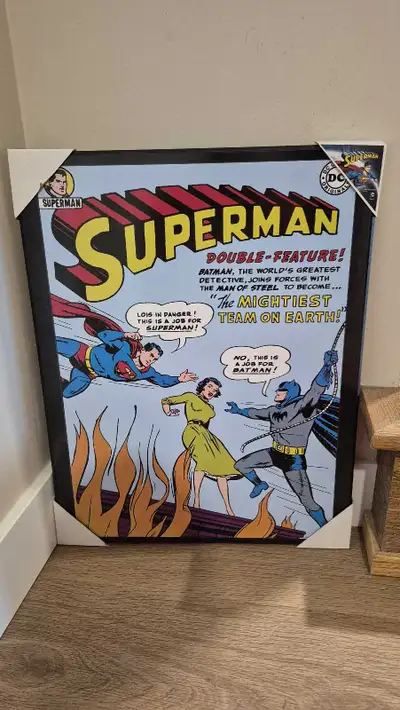 Superman DC Poster With Frame, View more