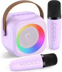 NEW: Kids Bluetooth Karaoke Machine with 2 Mics