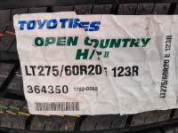 Toyo Open Country ht in LT275 60 20