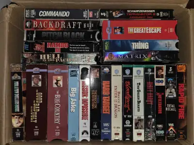 Up for sale is a large collection of VHS movies All are in good condition. Selling for $1 each *EXCE...