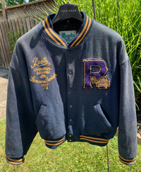 Vintage Roots Athletics Canada Varsity wool jacket