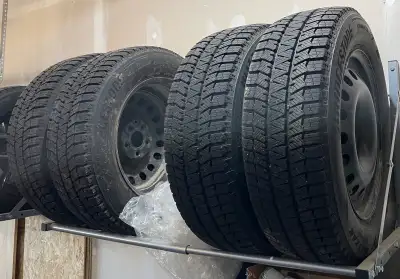 Used for 1 winter for a 2020 Nissan Rogue. Purchased tires and rims from Costco for a total of $1200...