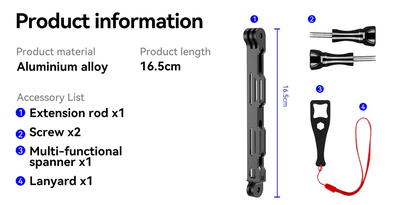 Telesin Action Camera Accessory Kit, View more