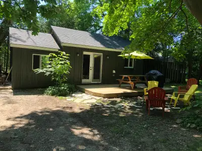 Located in Old Bayfield, cozy two bedroom, fridge,stove,microwave, toaster oven, 3 pc bath, firepit,...
