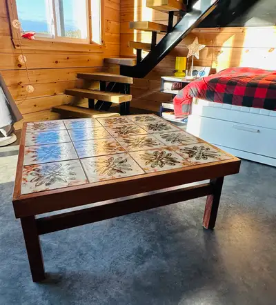 table de salon danoise Danish teak coffee table, View more