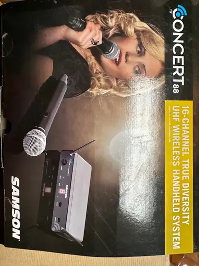 Professional wireless mic like new, View more