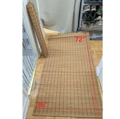 Bamboo Blinds, Bamboo Roll Up Shades for Windows, Light Filterin, View more