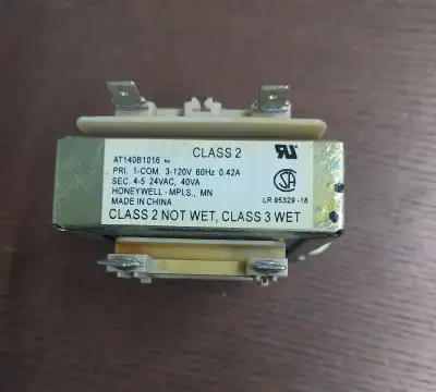 HVAC Control Transformer– Honeywell AT140B1016 (120V→ 24V, 40VA), View more