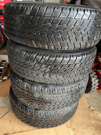 4 Toyo tires on 5 Bolts rims - only $275 size 215-65-17