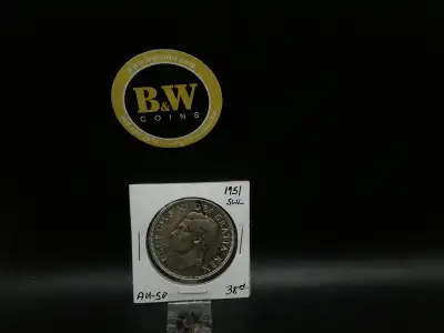 1951 Canada $1 SWL AU-50 coin!!!!!, View more