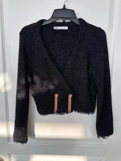 Zara sparkly crop jacket , View more