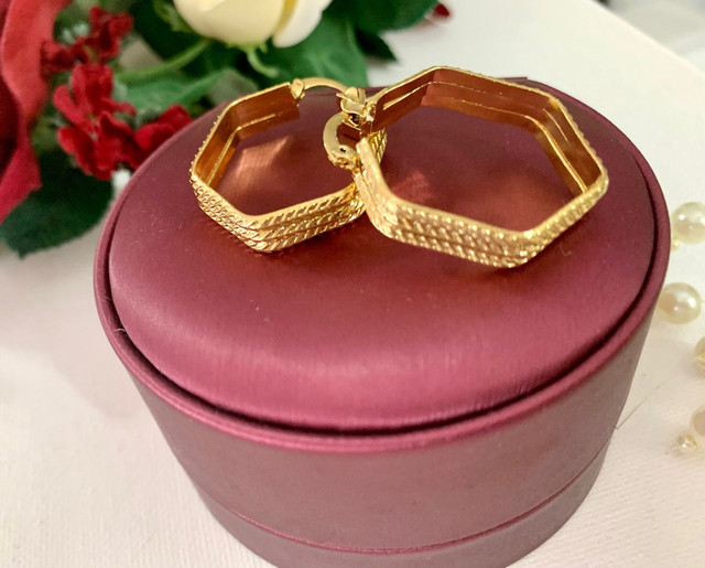Gold filled earrings  in Jewellery & Watches in Windsor Region