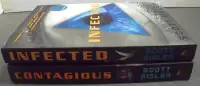 2 SOFTCOVER BOOKS BY SCOTT SIGLER (CONTAGIOUS & INFECTED)
