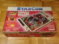 1987 Jeu STARCOM PINBALL Game TOMY Electronics VINTAGE