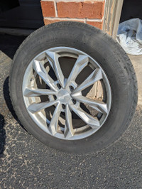 4 Winter tires with rims. Michelin 235/60 R18