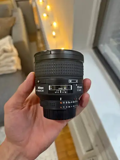 Nikon F-Mount 85mm 1.4 Lens — Excellent Used Condition, View more