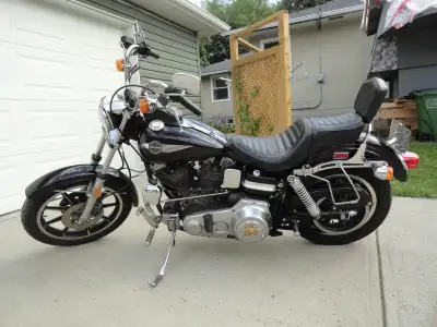 Classic without being modified. Very original Super Glide Lowrider. New S&S carb and tires with no m...