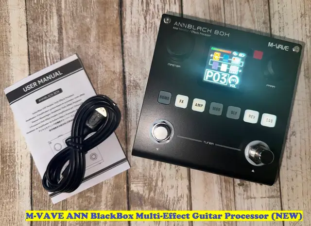 M-VAVE ANN BlackBox Multi-Effect Guitar Processor (NEW)521682939754598401