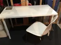 Desk table, chair, two lamps (table & standing) IKEA 