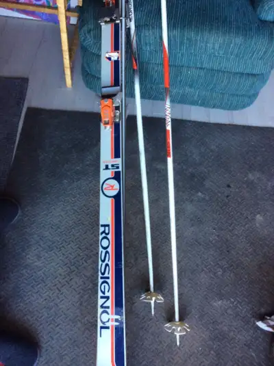Ski alpin Rossignol Salomon et bâtons Alpine ski , View more