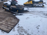 Skidoo summit and mxz  $4000 for both open to trades 