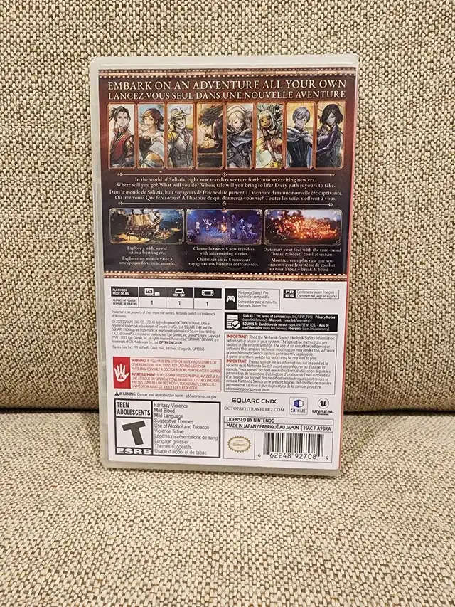 Octopath Traveler 2 Switch in Nintendo Switch in City of Montréal - Image 3