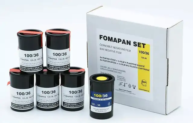 Fomapan 100 Black & White Film 135/36 x 6