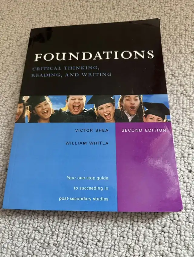 Foundations: Critical Thinking, Reading, and Writing - 2nd Ed.64241771116161120