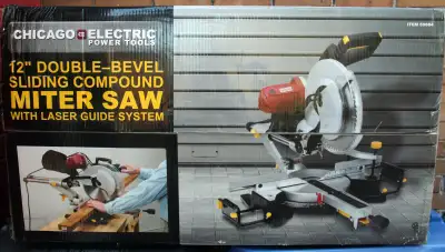 New 12" Double Bevel Mitre Saw With Laser Guide, View more
